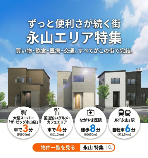 ずっと便利さが続く街 永山エリア特集